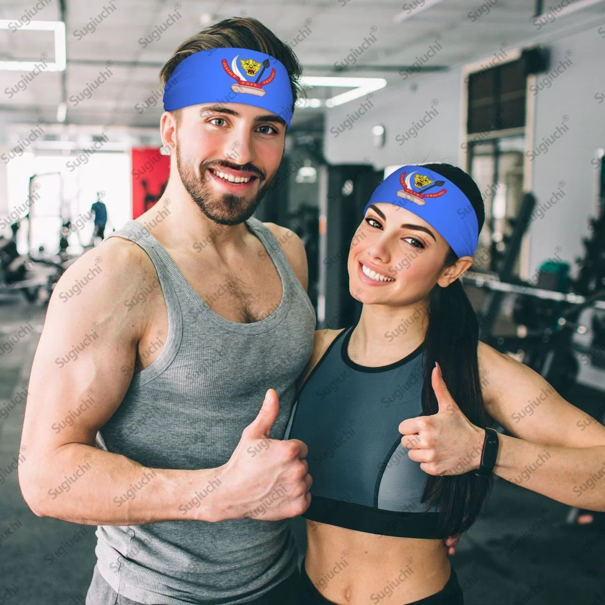 

2025 Democratic Republic Of Congo Flag Sweatband Women Men Moisture Wicking Syriac Aram Gym Headband for Cycling Yoga