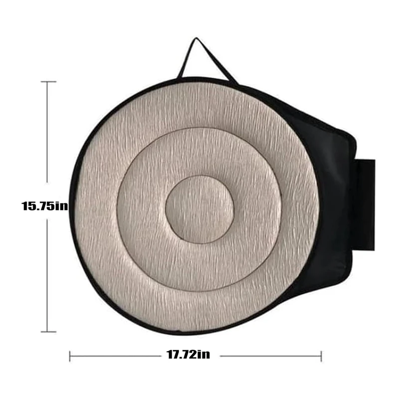 Cojín de asiento giratorio 360 para coche, cojín antideslizante de asiento giratorio 360, cojín de asiento giratorio 360, asiento de coche giratorio