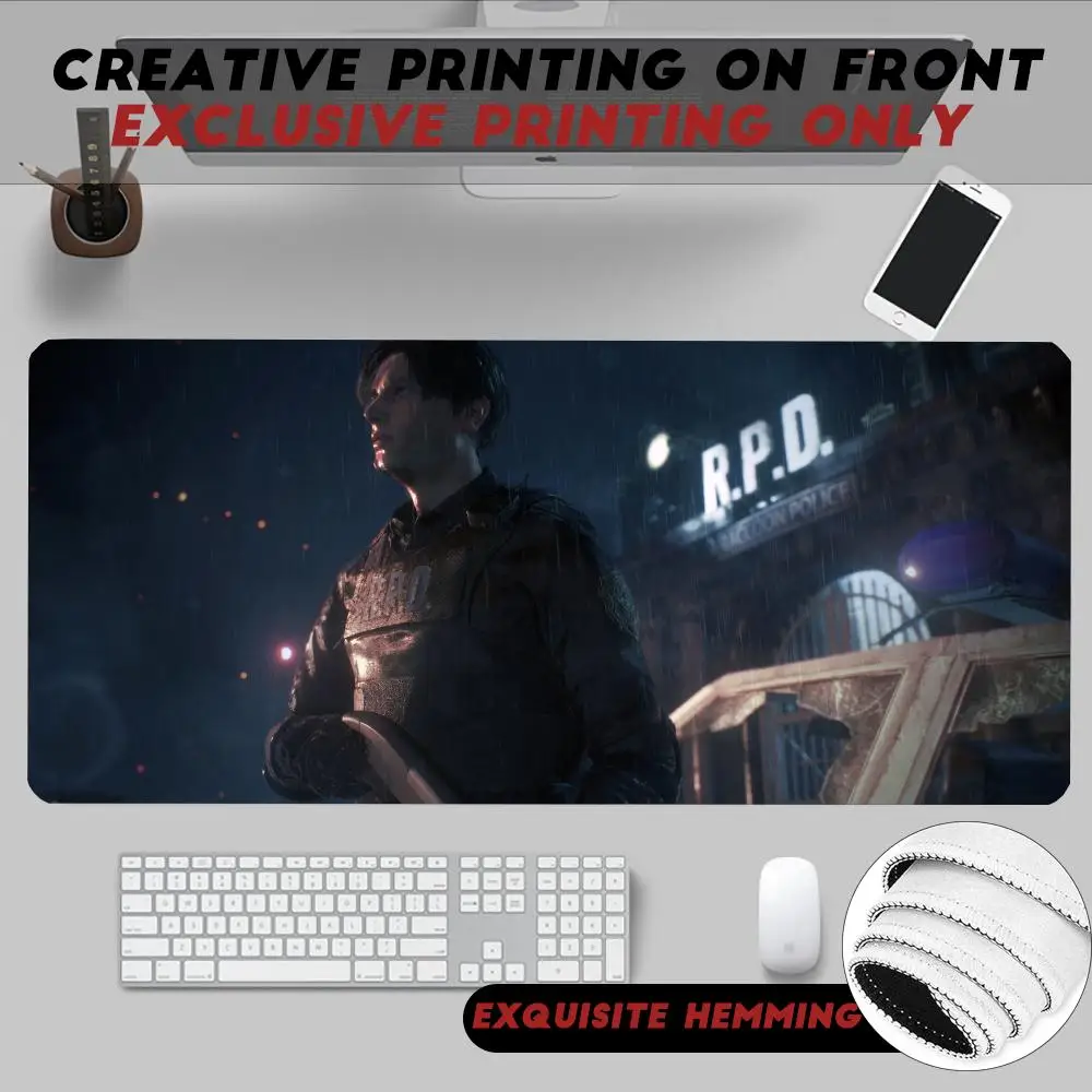 Horror third-person R-Resident Evil series of Games Mouse Pad Non-Slip Rubber Edge locking mousepads Game play mats for notebook PC computer