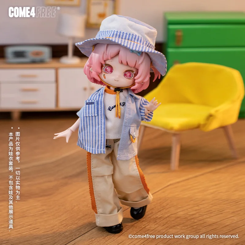 

COME4FREE [Daily Series] Cap and Bubble Gown OB11 Doll BJD Gown Clothes, only clothes, does not include the doll