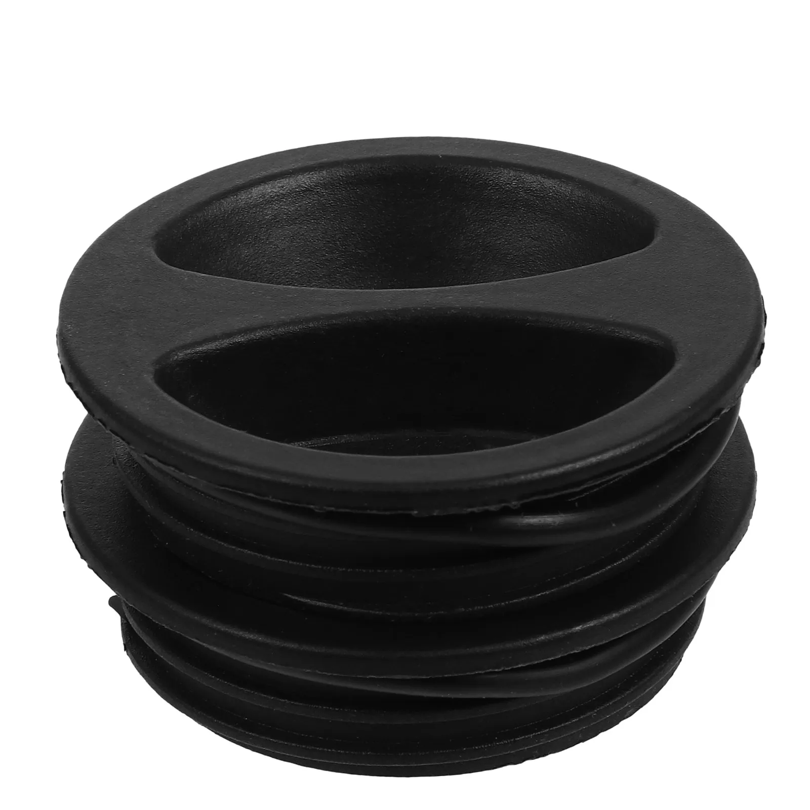 2Pcs Umbrella Base Cover for Patio with Drainage Holes Sun Rain Protection Extended Lifespan Water Filled Stand Black 5Cm