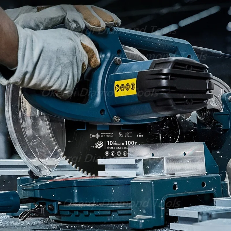 110/185/205/255 مللي متر الألومنيوم وغير الحديدية شفرة المنشار المعدنية TCG أسطوانة تقطيع لسبائك الألومنيوم ، طاحونة زاوية ، منشار دائري