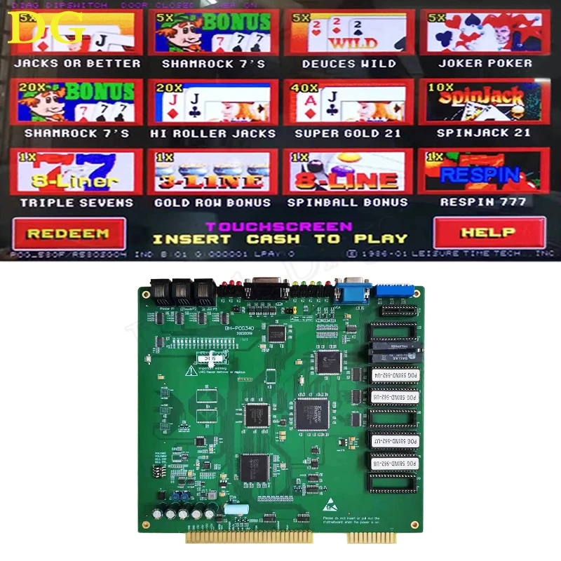 Arcade Jamma 595 POG Game Board Kit Pot Of Gold For Pog Machine With PCB Game board Also provide Kit Choice