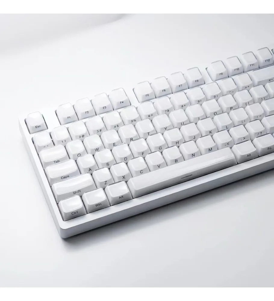 Crystal jelly keycap side engraving MDA height West Lake water color matching high value suitable for wooting EV63