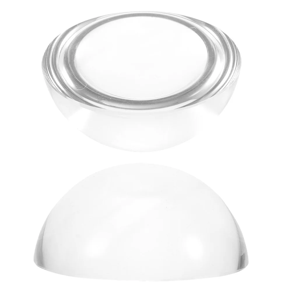 

2Pcs Glass Paperweights Tailor Dome Paper Weight Block for Sewing Calligraphy Heavy Clear Desk Paperweight Paperweights