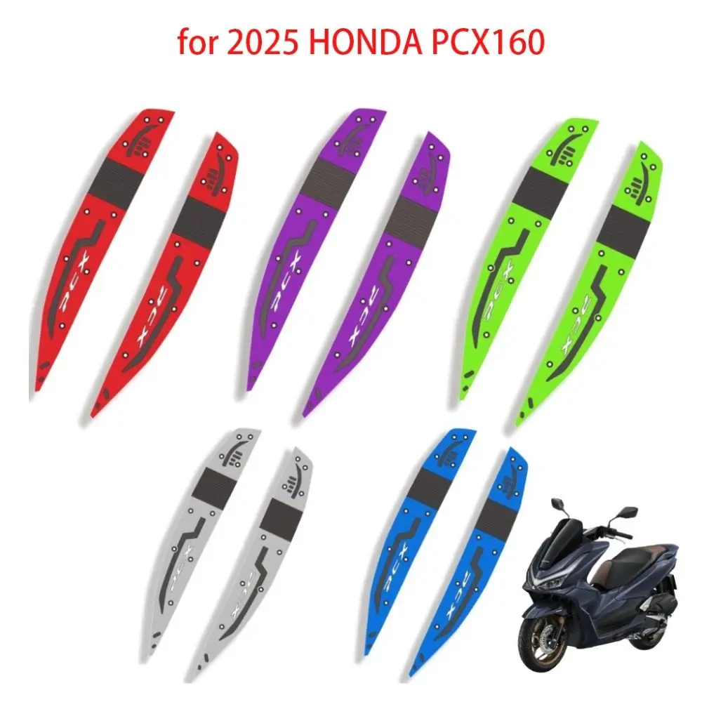 Durable Rubber Rubber Footrest Pad Non slip Cushion Foot Support Mat Protection PVC Motorcycle Accessories for 2025 HONDA PCX160
