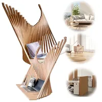 Minimalist Wall Mounted Computer Desk Solid Wood Folding Hanging Office Table Space Saving Creative Design Foldable Wall Desk