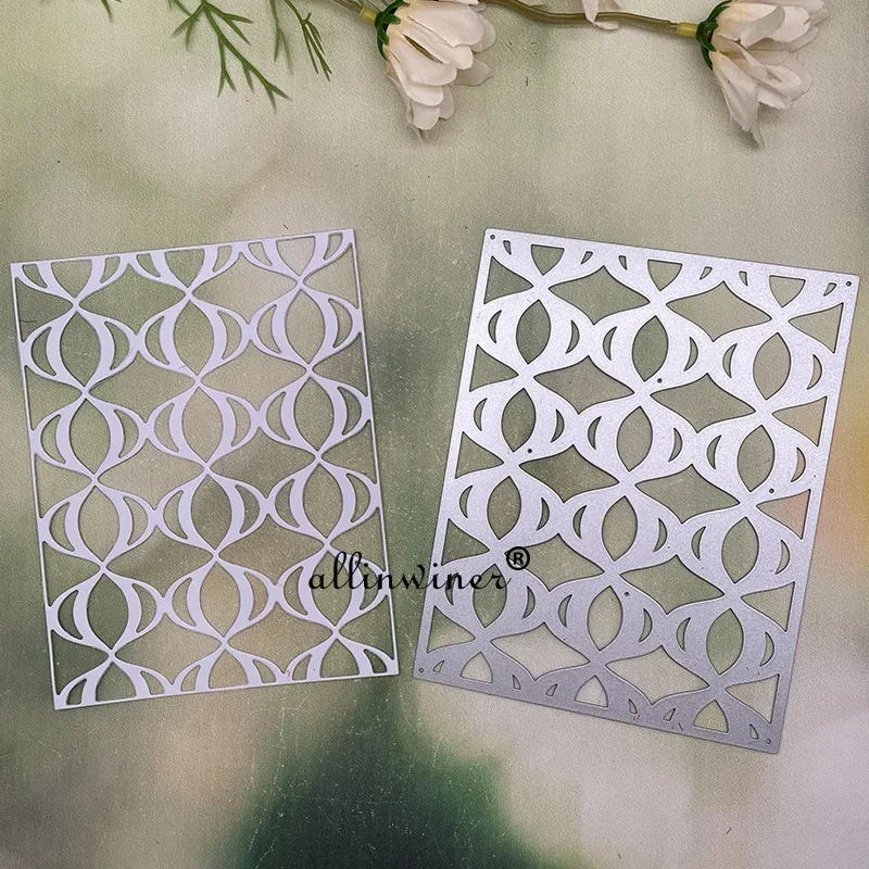 

New Oval garland frame DIY Craft Metal Cutting Die Scrapbook Embossed Paper Card Album Craft Template Stencil Die