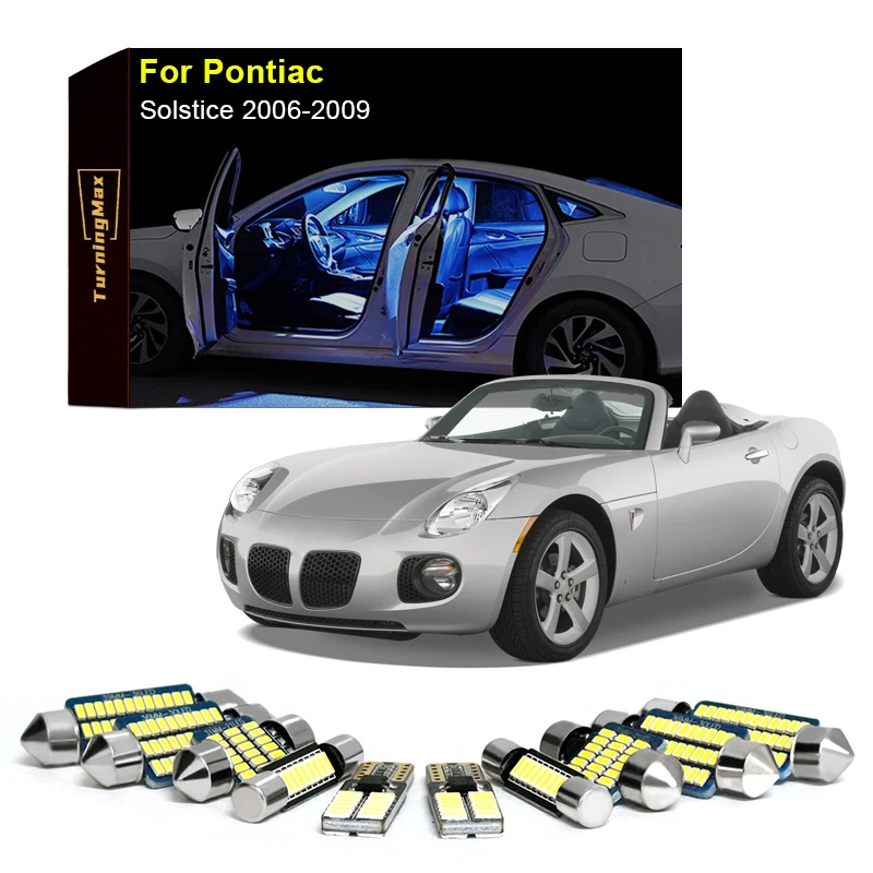 Canbus Interieur Verlichting Led Lampen Kit Pakket Voor Pontiac Solstice 2006-2009 Kofferbak Dome Kaartleeslampjes Indoor Lampen Auto accessoires