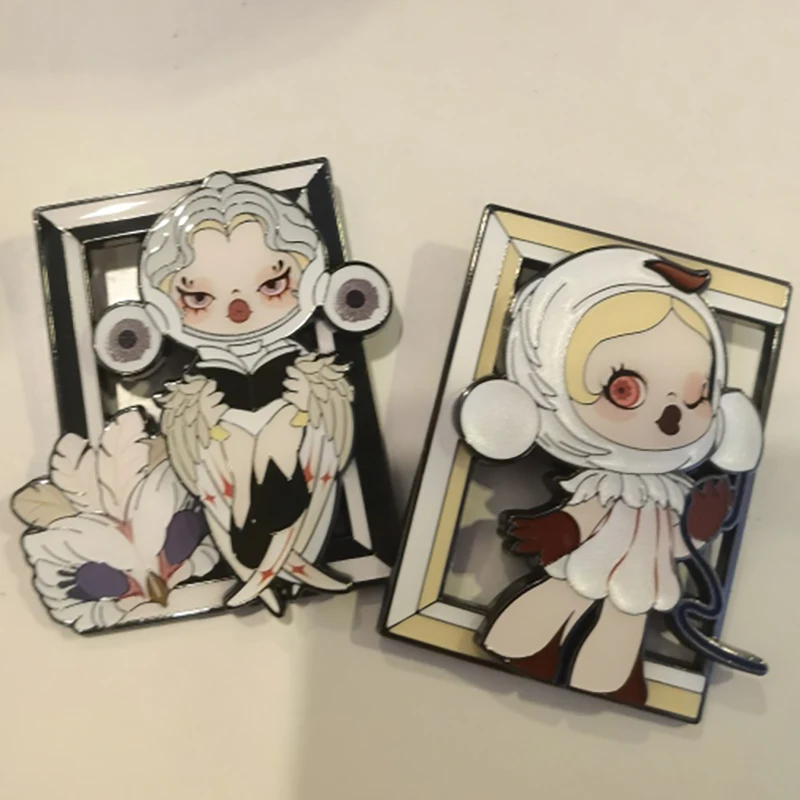 

SKULLPANDA Image of Reaiy Seres - Badge Blind Box Guess Bag Original Toys Doll Anime Figure Desktop Ornaments Gift