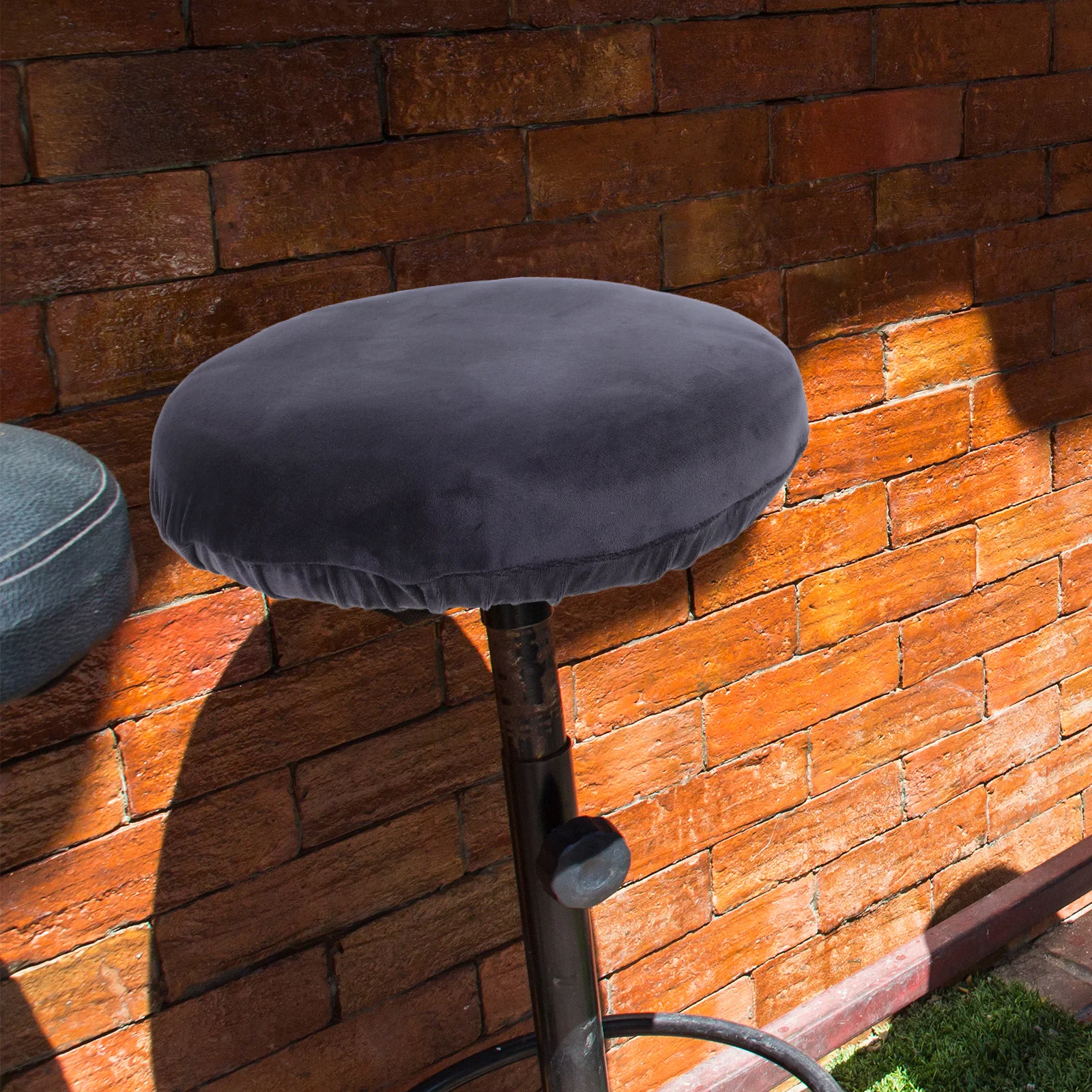 

4Pcs Round Stool Covers High Elasticity Chair Protector for Vanity Stool Spa Kitchen Bar Home Decor Cover for Chair