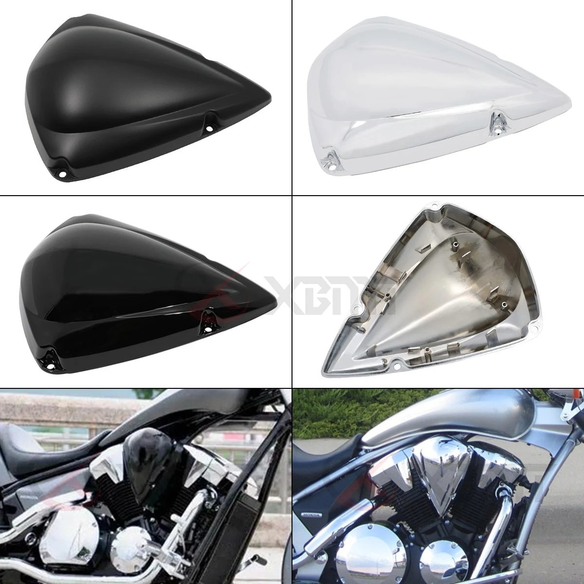 

Motorcycle ABS Plastic Air Filter Cover For Honda VT1300 CR/CRA Stateline CS/CSA Sabre CT/CTA Interstate CX/CXA Fury 2010-2022