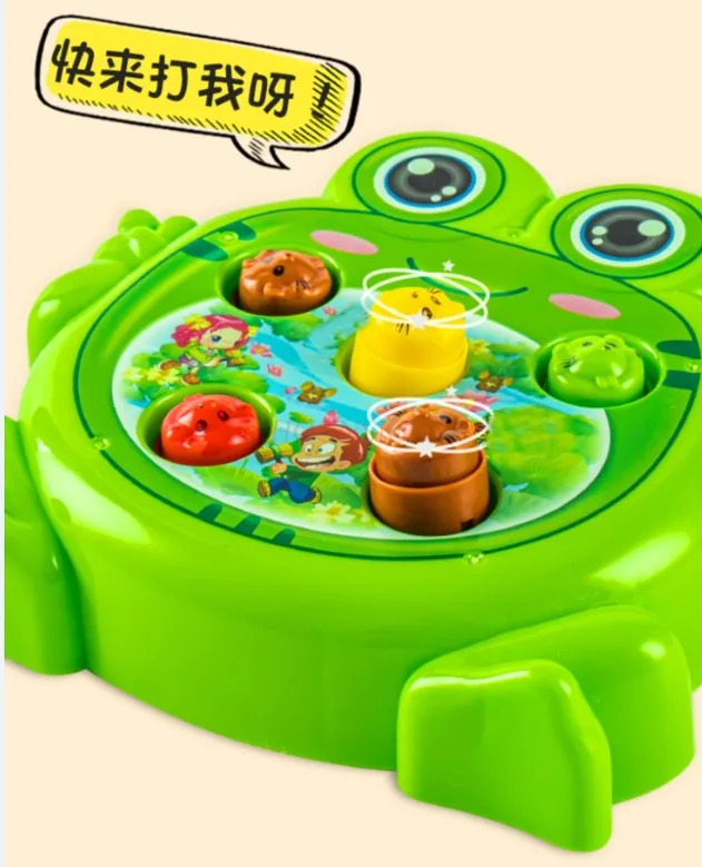 Elektrisch grondmuisspeelgoed voor baby's en jonge kinderen, puzzelmuis tikken, voorschools onderwijs voor kinderen