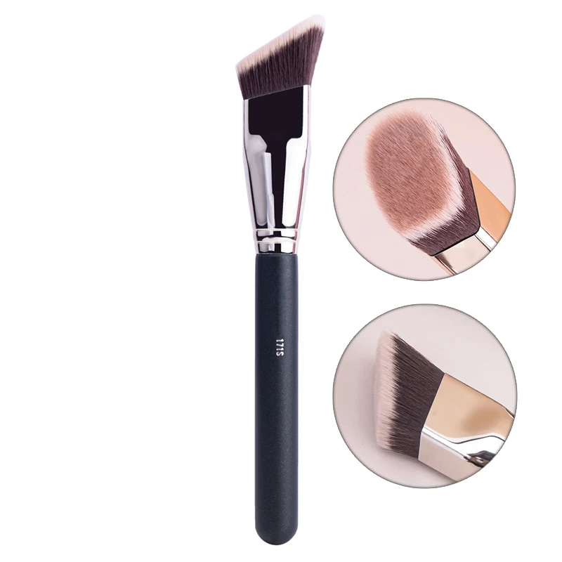 Professionele Vloeibare Foundation Make-Up Borstels Concealer Cover Face Base Vloeibare Crème Cosmetica Contour Borstel Zachte Schoonheid Tools