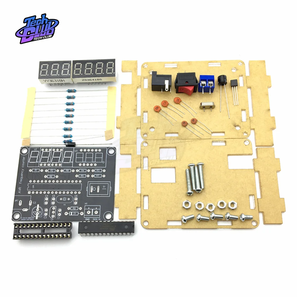 0.45HZ-10MHZ Frequency Meter Frequency Counter AVR Frequency with Shell Counter Cymometer Measurement Electrical Tool