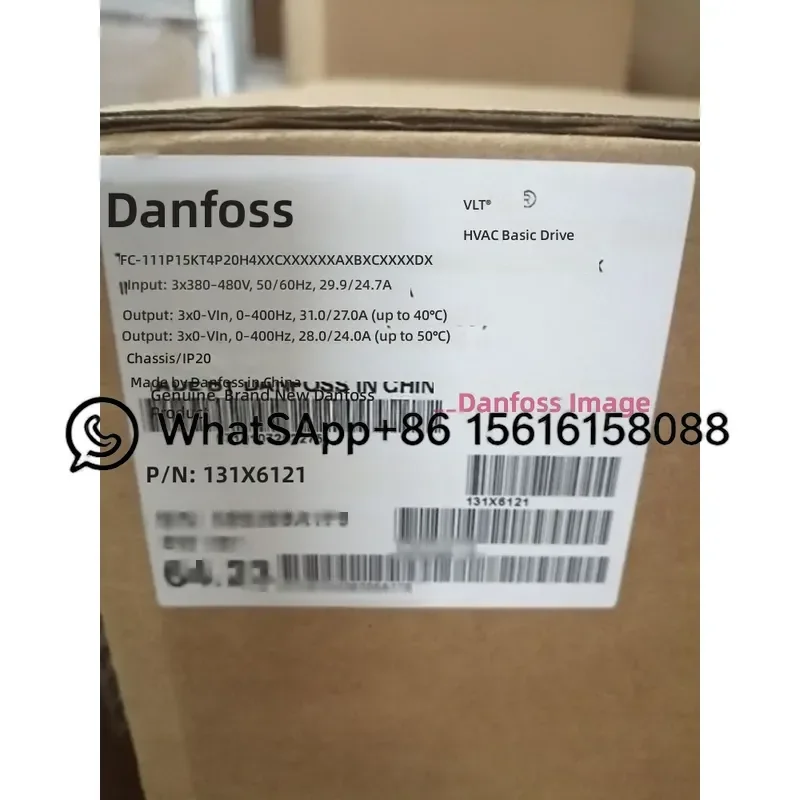 Original Danfoss FC-111P15KT4P20H4XXCXXXSXXXXAXBXCXXXXDX 131X6121 VFD Inverter Drive AC Motor Speed Controller Variable