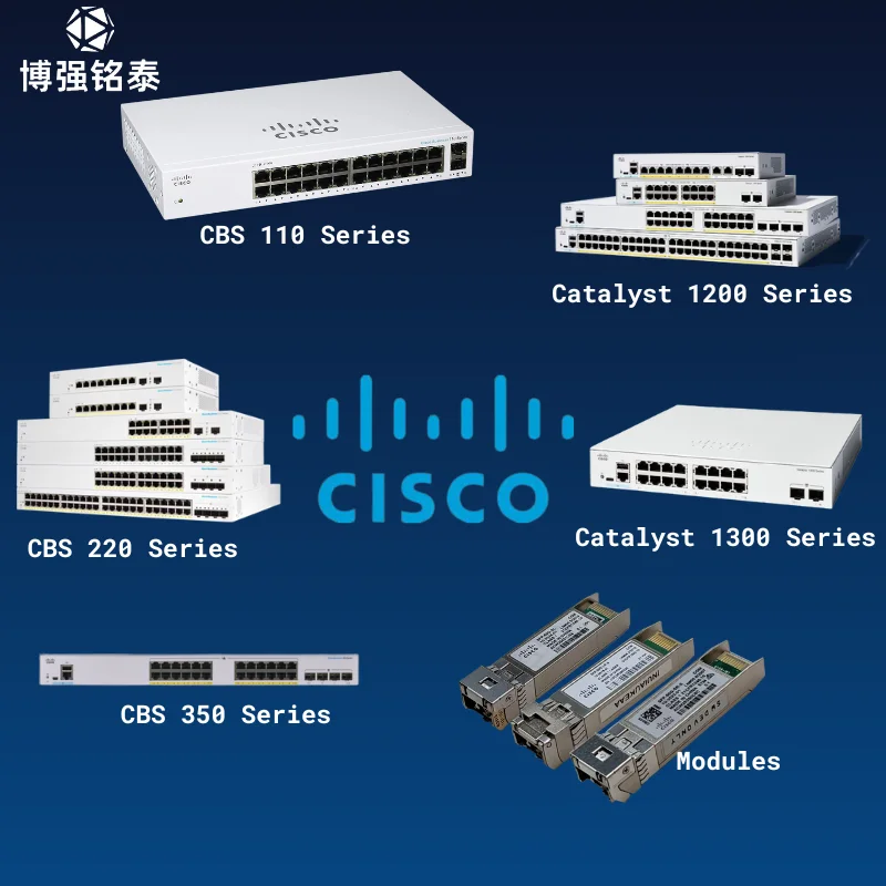 For C9200L Network Switch Brand New 48 Ports PoE with QoS and Stackable Function Model C9200L-24P-4G-E