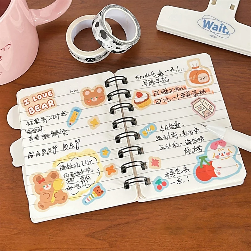 Creative Cartoon Puppy Coil Notepad Notebook Big Nose Dog Coil Book Cute Notebook Portable Account Book Notebook Stationery