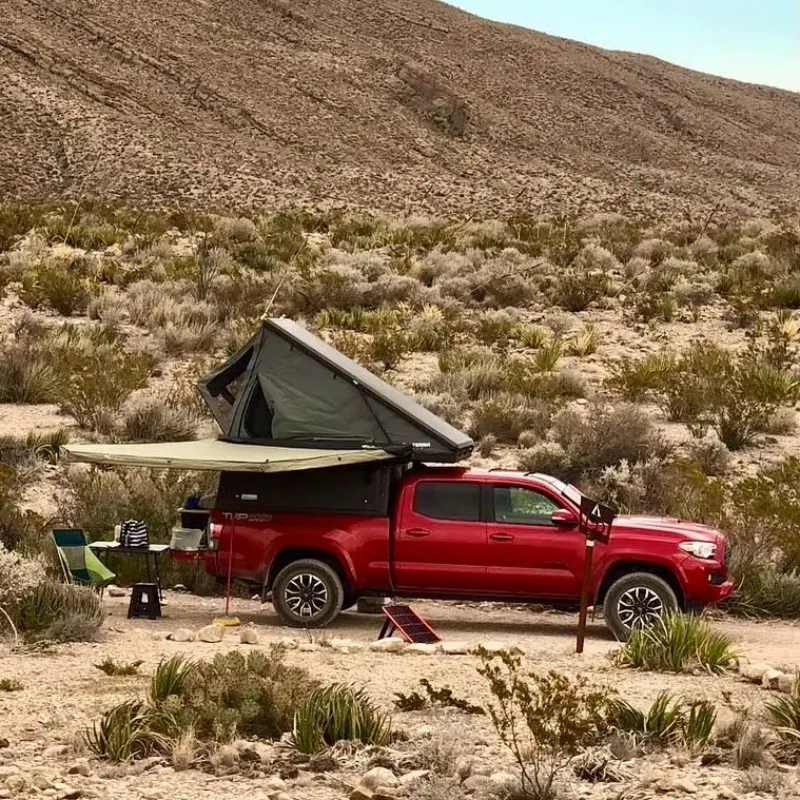 Camper for Pickup Pop up Big Truck Slide in Pick Cell Truck Camper with Slide Canopy Shell customize
