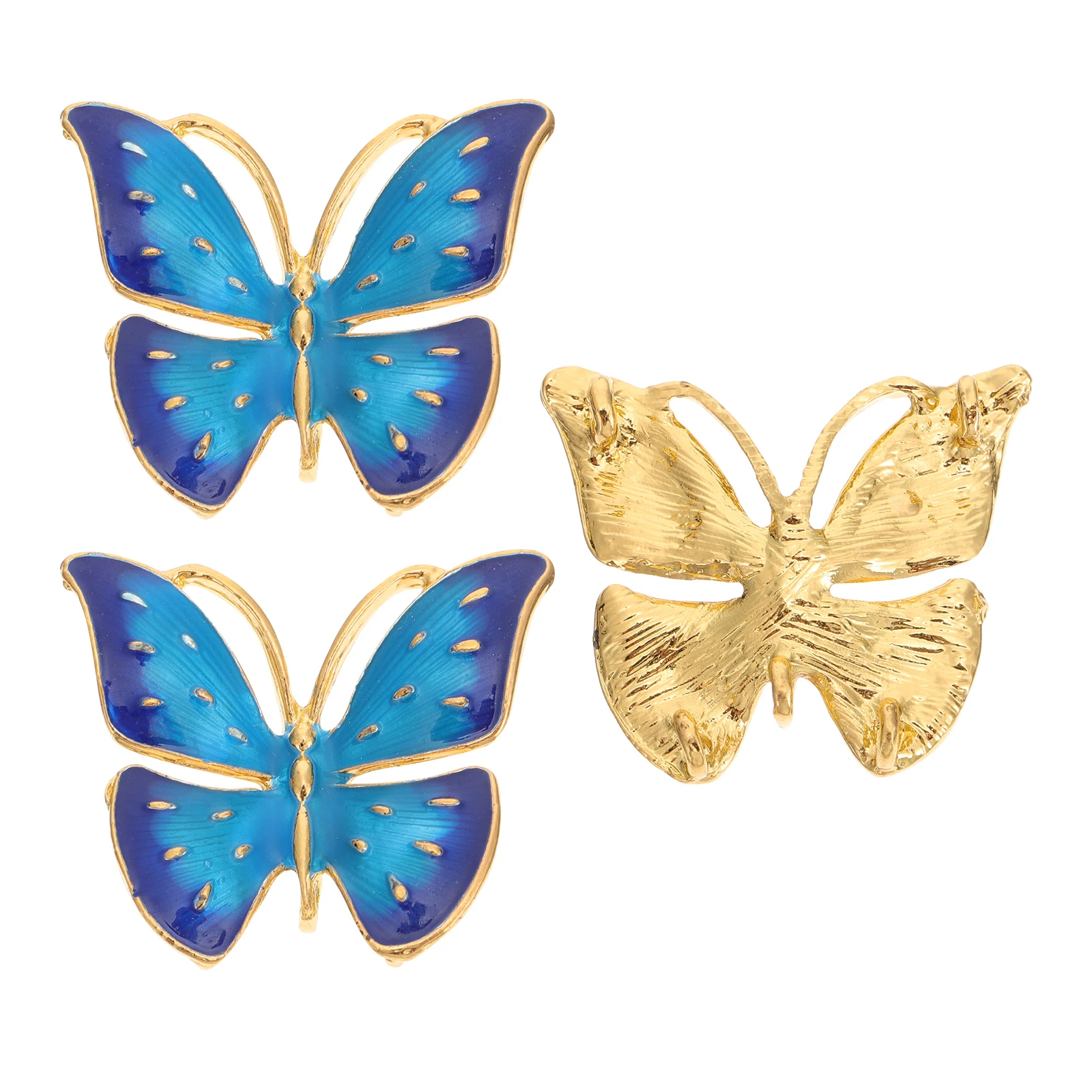 

3 Pcs Hairpin DIY Accessories with Beautiful Shape Retro Color for Women Handmade Crafts Jewelry Pendant Charm