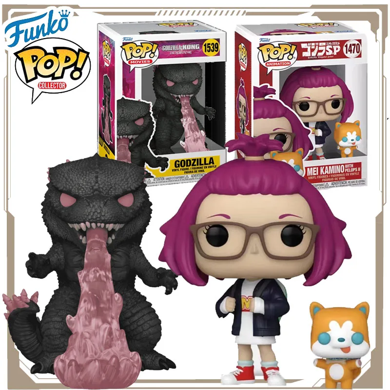 

Funko Pop Original Godzilla Anime Figure Limit Godzilla Vs Kong Thermal Ray Action Figure Toys for Boys Girls Kids Gift