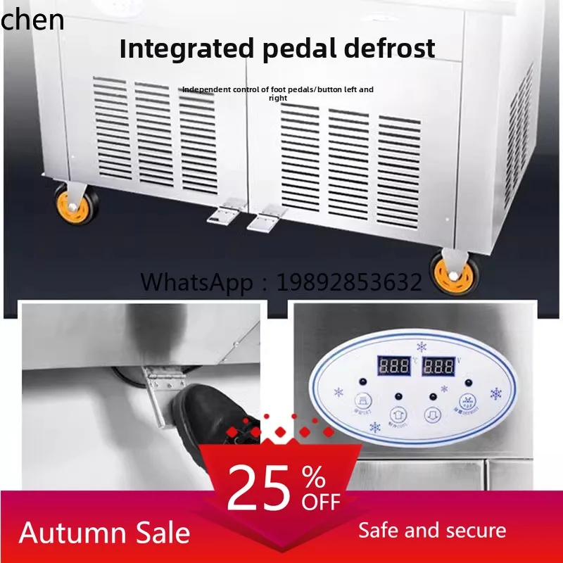 

Fried Yogurt Machine Commercial Special Automatic Fried Ice Machine Thick Cutting Small Cheese Machine Plug-in