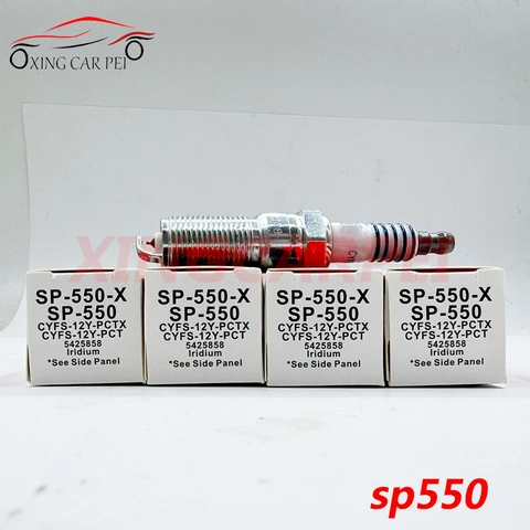 4-6 шт. платиновые свечи зажигания SP-550 CYFS-12Y-PCT для Ford Edge, Escape, Focus, Fusion, Land Rover LR2, Range Rover Evoque, Cadillac ATS