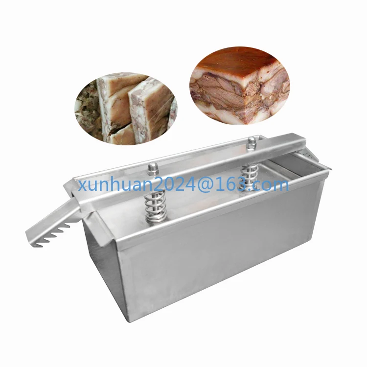 Stainless steel pressure pig head meat mold box 304 forming mold meat press pork chop elbow pig trotter meat jelly