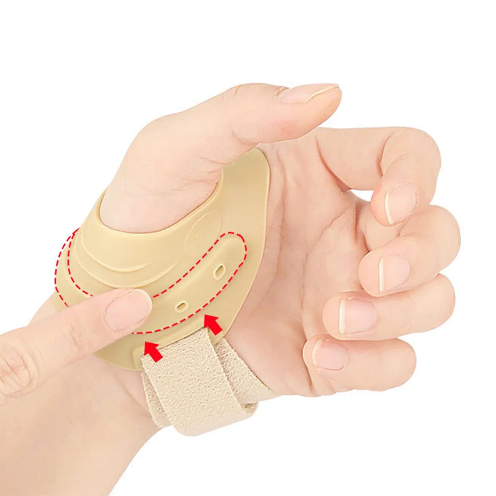 Thumb Brace Joint Orthosis Pure Color Splint Support Lightweight Breathable Right Left Hand Osteoarthritis Pain Relif Tendonitis