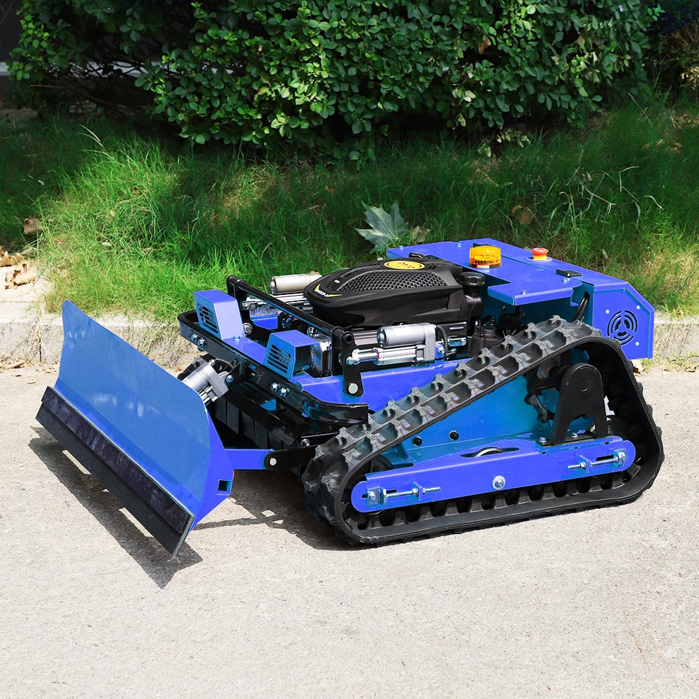 

Highly Successful Remote-controlled Lawnmower With Snowplow,Quality Guaranteed,Tracked Lawnmower,Suitable for Home and Orchards.