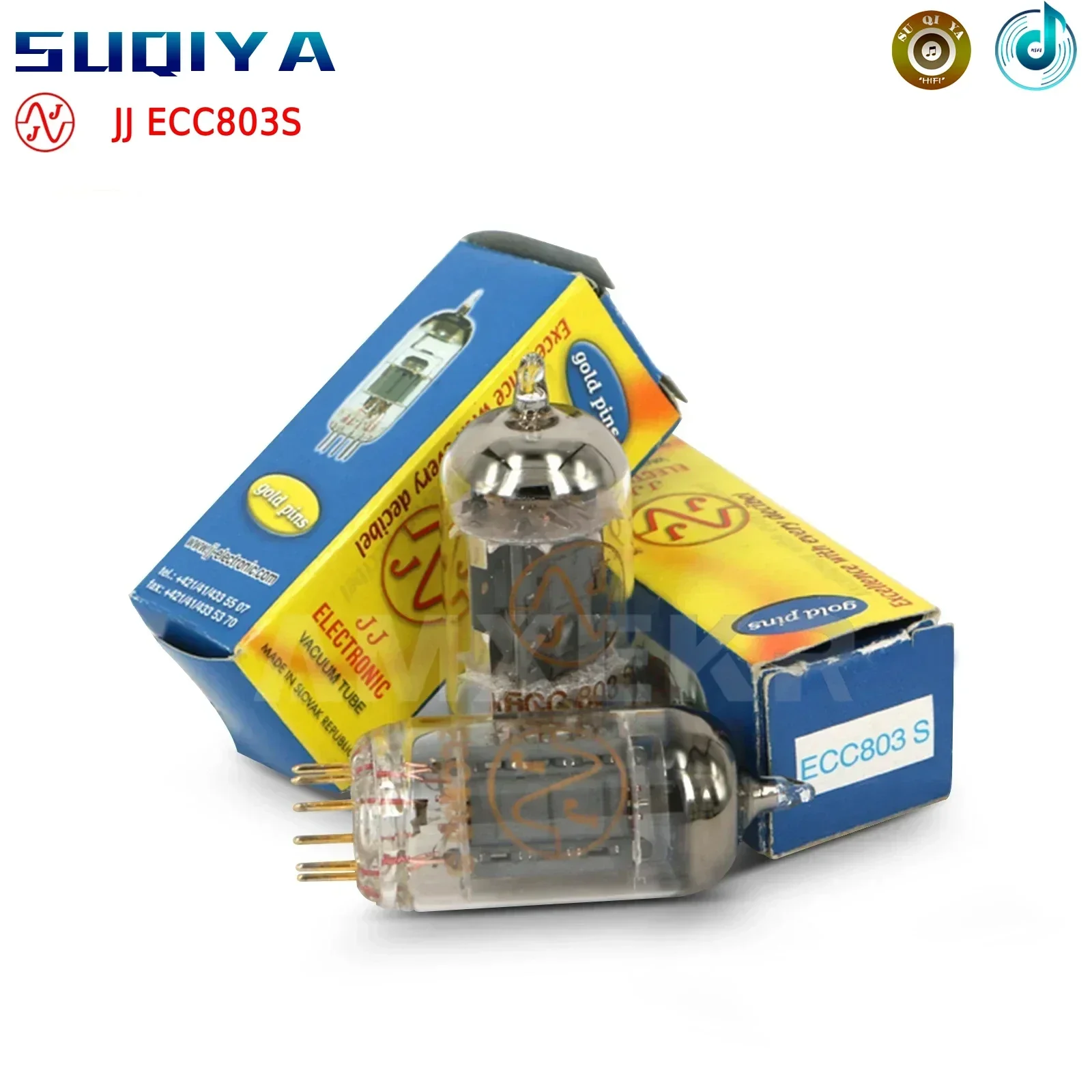 

SUQIYA-Slovakia JJ ECC803S Vacuum Tube Gold Pins Replace ECC83 12AX7 ECC83S 7025 Electron Tube HIFI Audio Vacuum Tube Amplifier