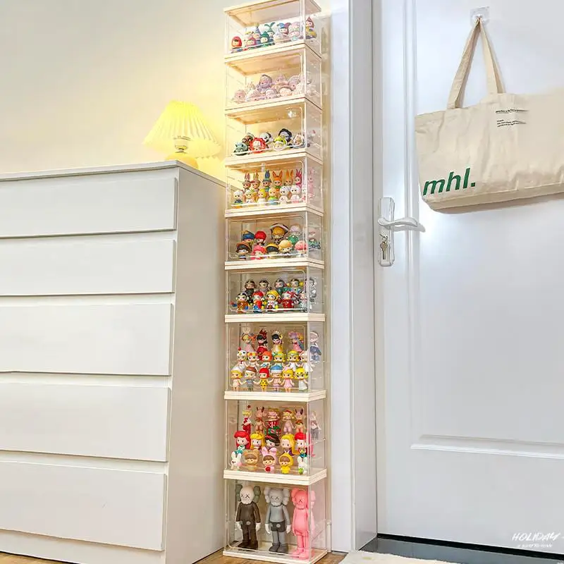 

Акриловая подставка-органайзер для хранения фигурок, витрина, демонстрационный бокс, подставка для коллекционных фигурок