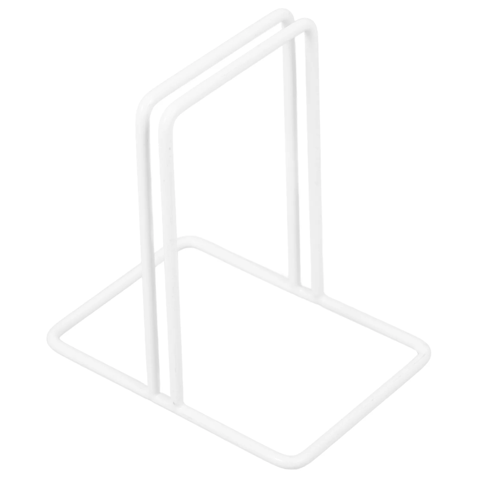 Desktop Stand Iron Grid Base Partition Bracket for Office Practical Screen Clip Convenient Panel White Divider Work Support