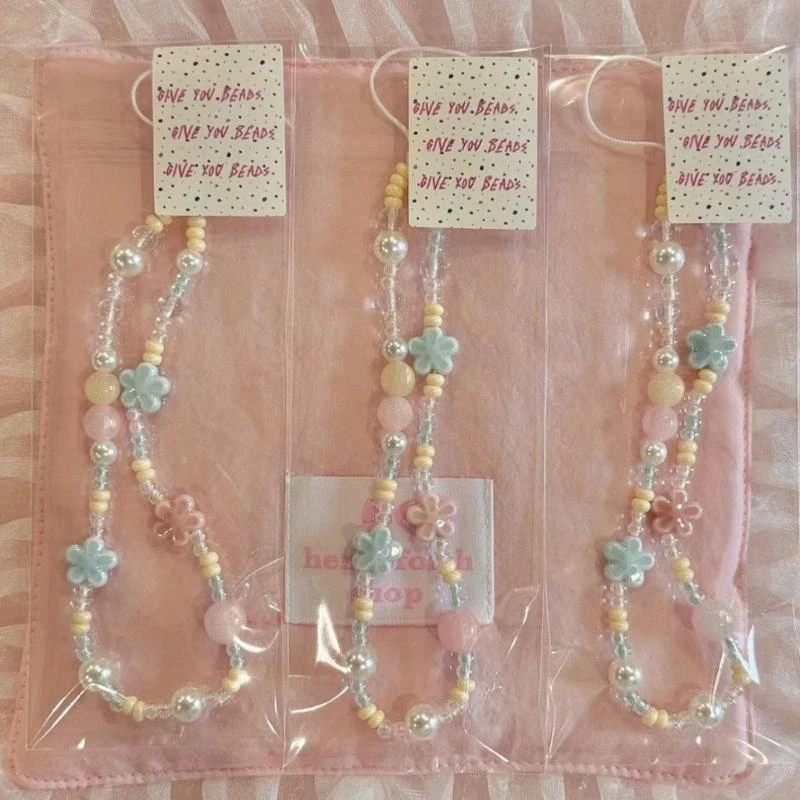 U55B Phone Chain Strap Antiloss Pendant Jewelry Telephone Lanyard Keychain for Women