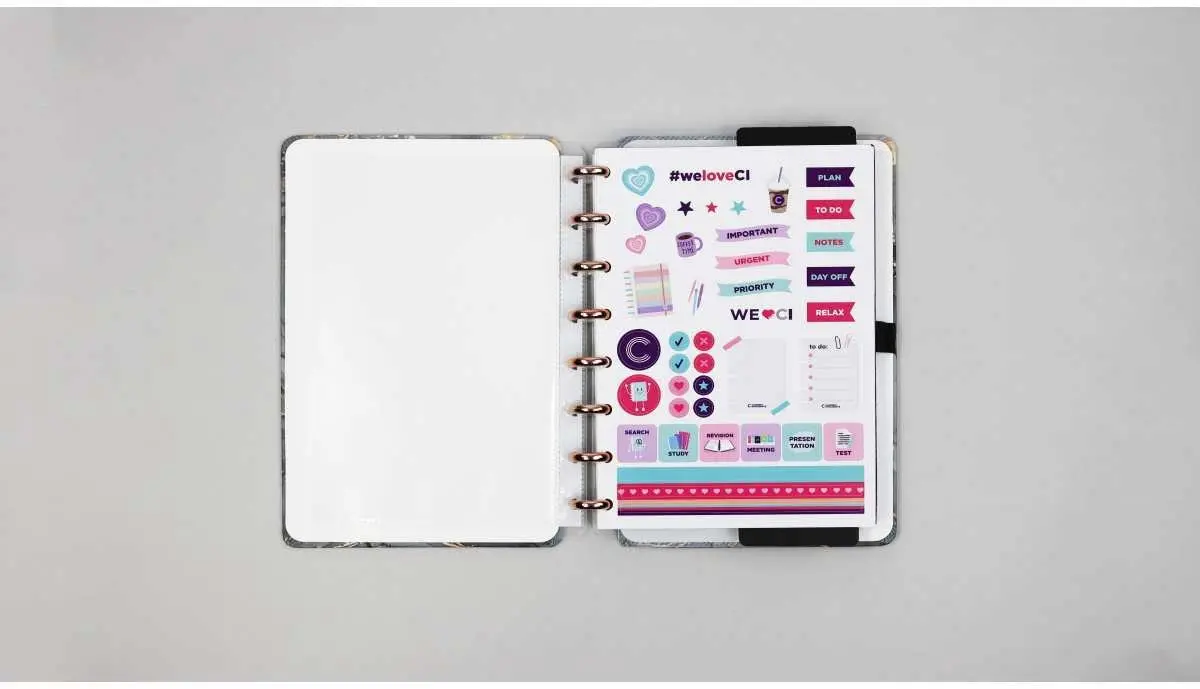 E Mat DE DESC A5 Onyx, 155x220mm, 80 Folhas Modelo CIA52126 Cor Cinza Cor, Novo