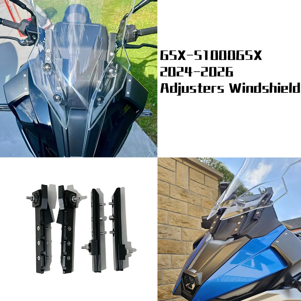 

2024-2026 For SUZUKI GSX-S1000GX GSXS 1000GX Adjusters Windshield Bracket Height Regulator Screen Adjuster GSXS 1000 GSX S1000GX