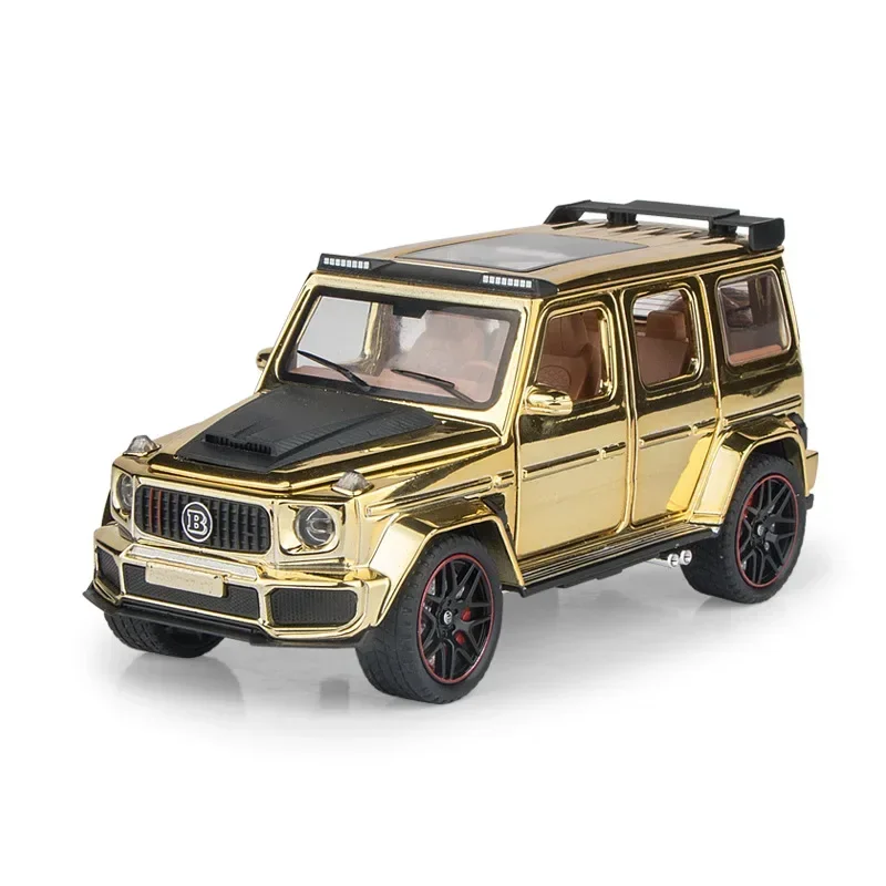 1:32 Lamborghini LP750-4 Benz G800 Galvanotecnica Modello di Auto In Lega Pressofuso In Metallo Modello di Auto Suono Luce Collezione giocattolo per bambini Regalo