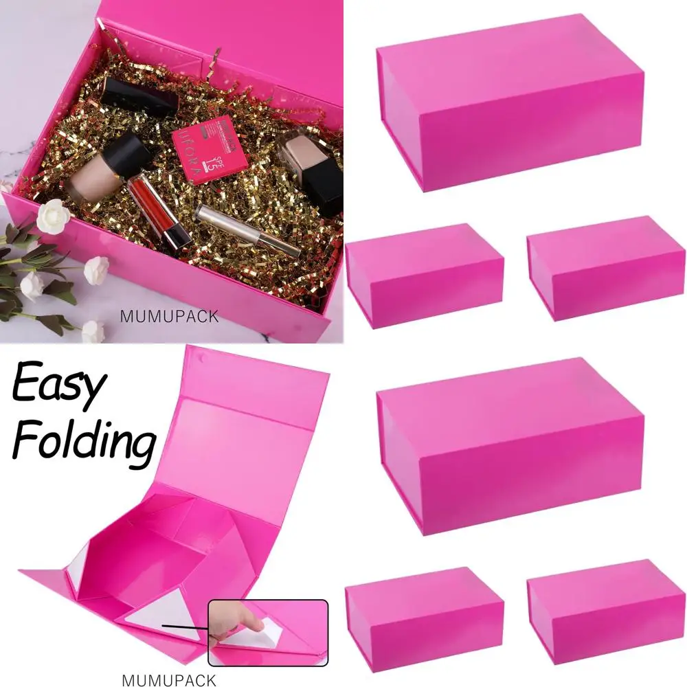 

Extra Large Pink Gift Box Set, 19x16x6 Inches, Magnetic Lid, Ideal for Weddings & Groomsmen Proposals, 3 Pack