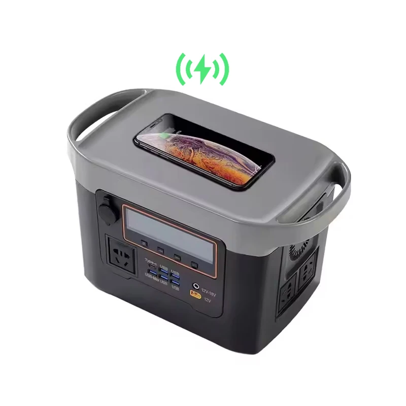 Solar Portable Power Generator 800W 1500W DC AC Output Power System Home Outdoor Camping Solar Generator Station