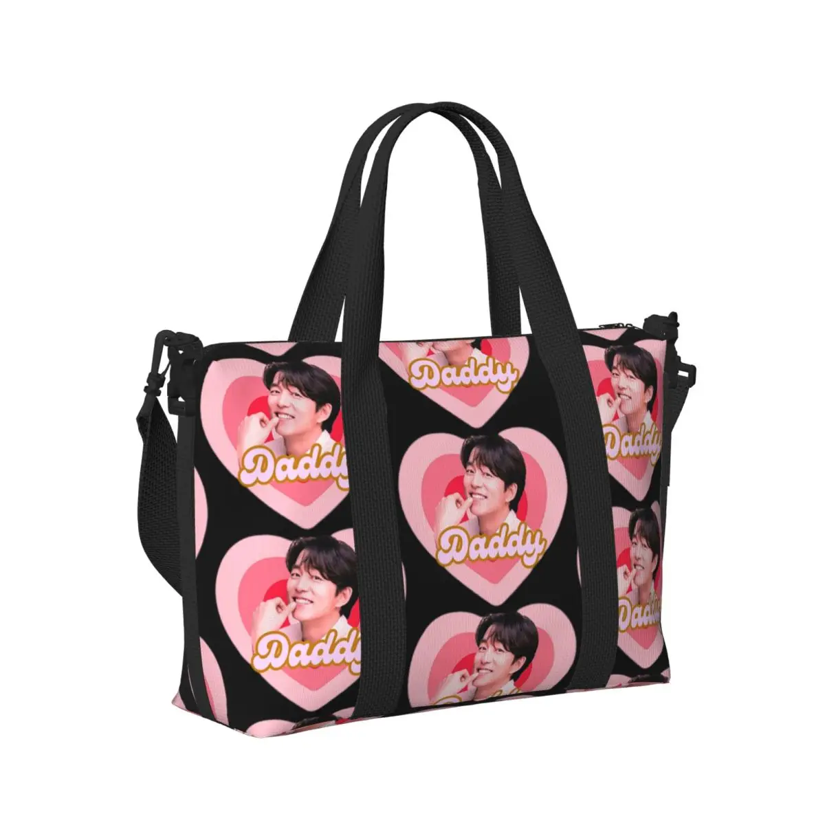 

Gong Yoo Beach Travel Bag Large Capacity Tote Bags for Gym Yoga Women Shopping Duffle Shoulder Bag