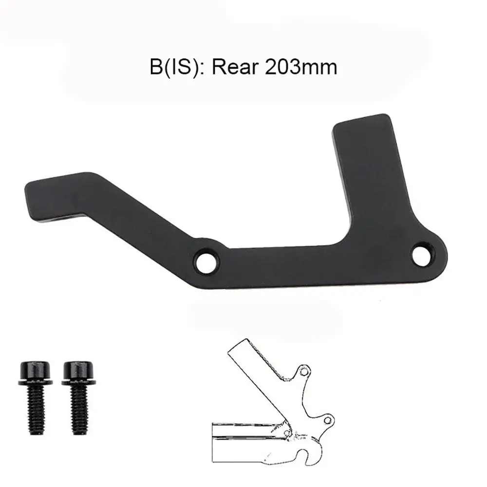 

Черный адаптер для крепления дискового тормоза, аксессуары для велосипедов, конвертер PM/IS для горного велосипеда, сверхлегкий кронштейн для замены ротора A/B Pillar