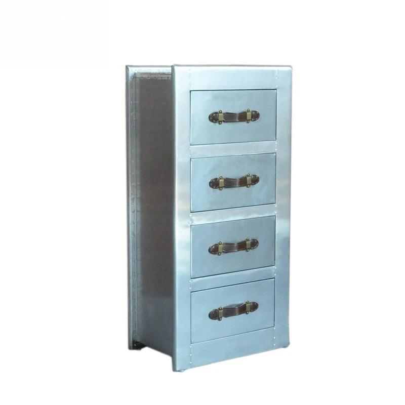 Industrial style personalized four-chest cabinet book-shaped American coffee shop side cabinet