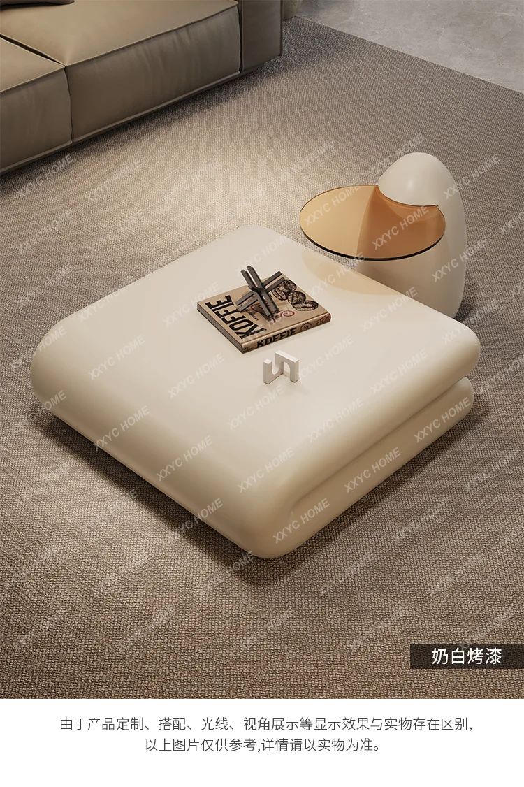 Cream Style Coffee Table  Originality Advanced Sofa Side Coffee Table Wooden Home Furniture