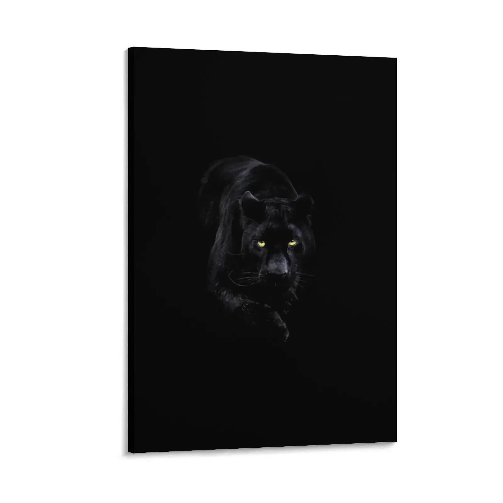 

Big Black cat Canvas Painting anime posters for wall Wall decoration frame