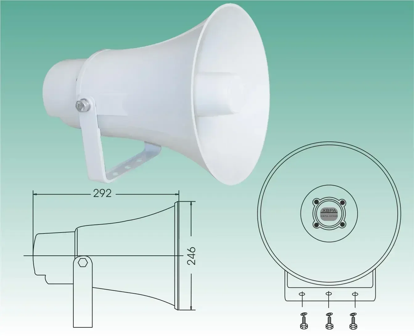 Professional audio video public address system Power Amplifier and  ceiling speaker  equipment