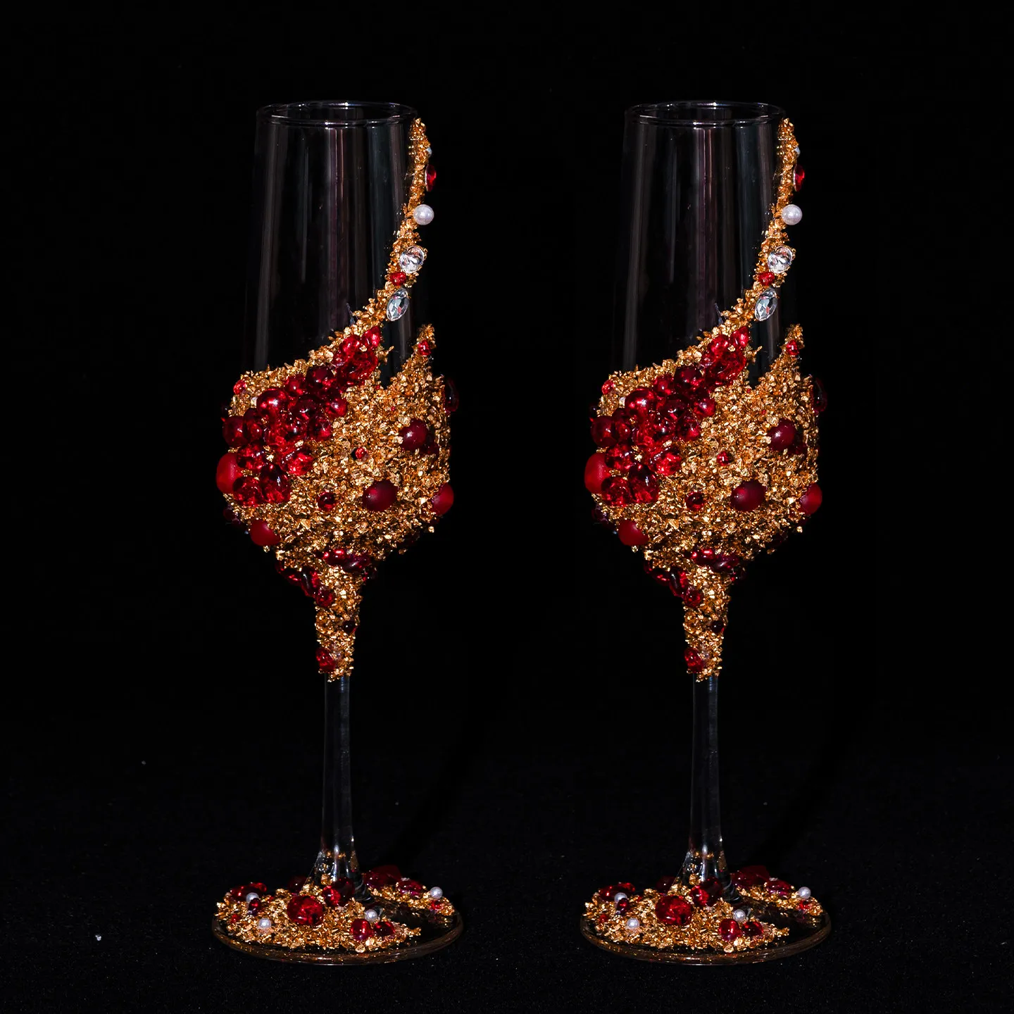 

Newcomer wedding toast cup DIY pair of goblets Material package Premium handmade bridal gift Wedding gift