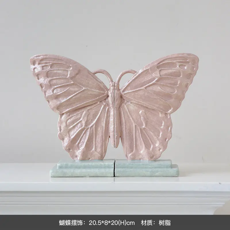 Vintage-inspired butterfly bookends - unique and elegant decor for living room or sideboard