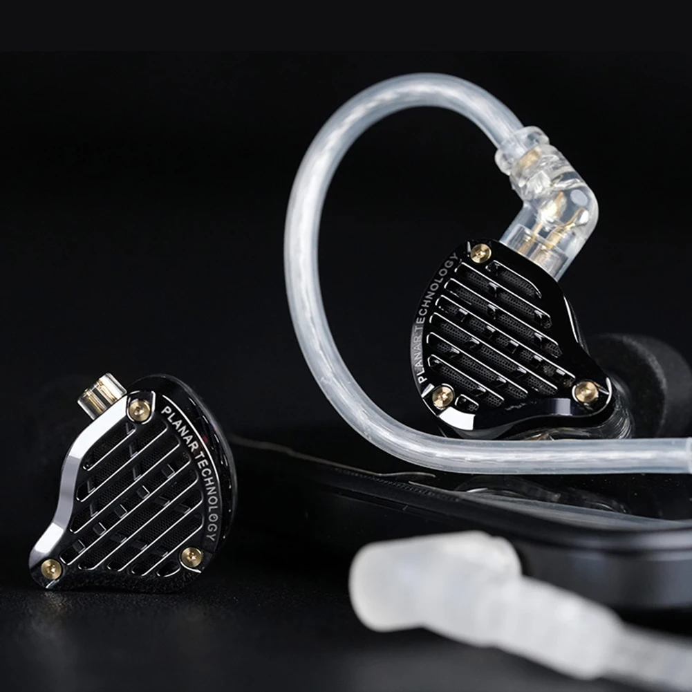 Kz Pr3 In-Ear Metalen Oortelefoons Planar Driver Bedrade Oortelefoons Hifi Bass Monitor Hoofdtelefoon Game Sport Headsets Oordopjes Met Microfoon