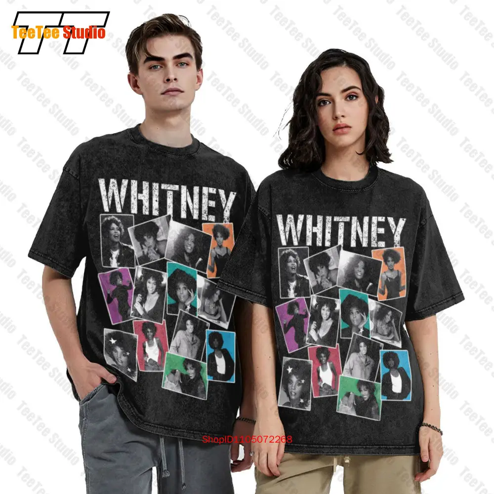 Photo Collage Whitney Houston Vintage  T-Shirt FMLB
