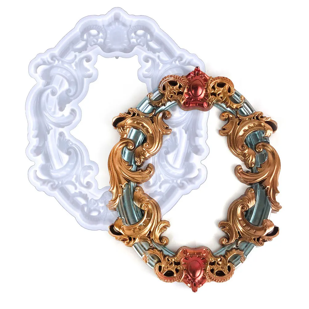 

Silicone Photo Frame Molds DIY Craft Supplies Epoxy Resin Molding Picture Display Decorative Gift Making Silicone Mold